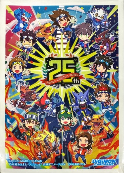 画像1: スリーブ『DIGIMONANIMATIONSERIES25th(SDキャラクター)』60枚【-】{-}《サプライ》 (1)